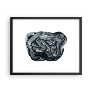 Plakát v černém rámu - Není to tak jednoduché - 50x40 cm