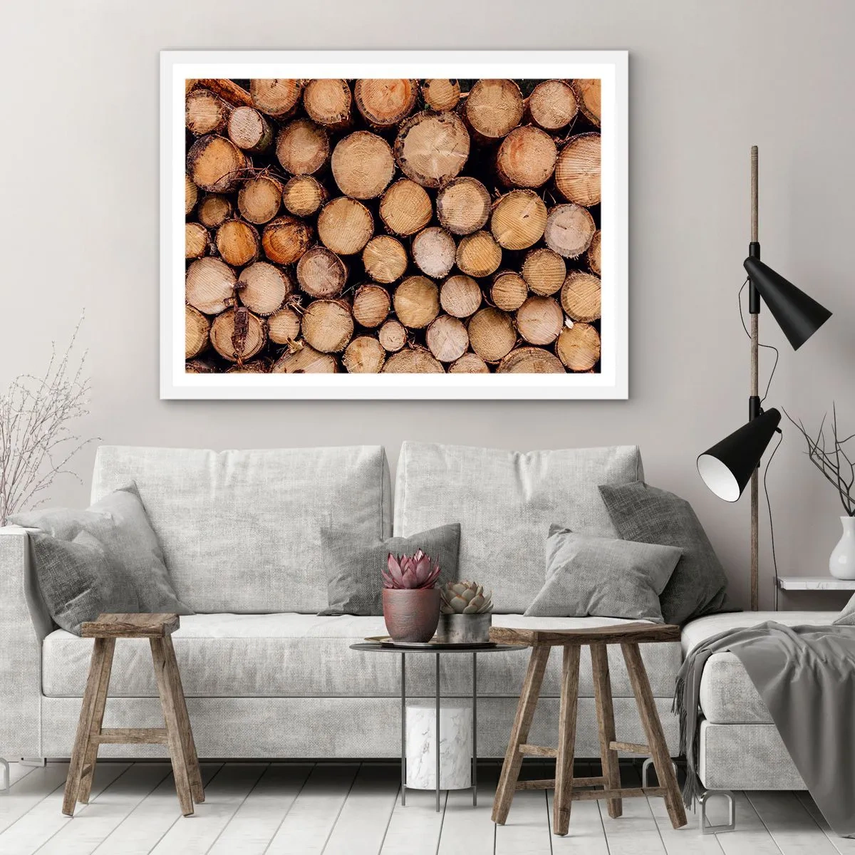 Plakát v bílém rámu - Nový začátek - 50x40 cm