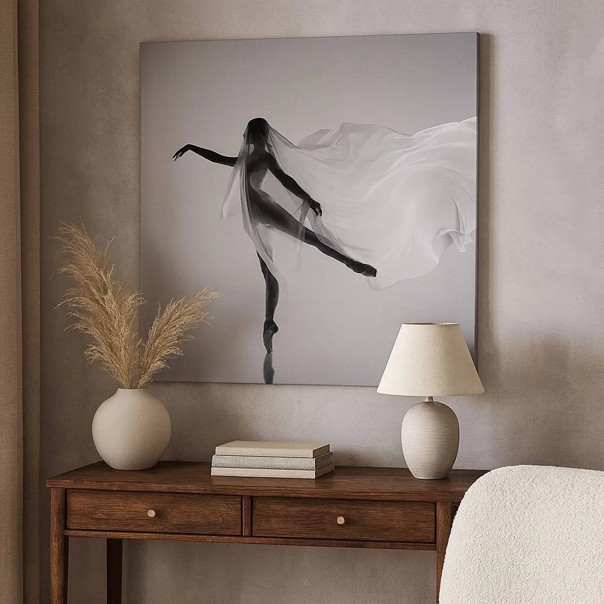 Obraz na plátně - Lehkost a půvab - 30x30 cm