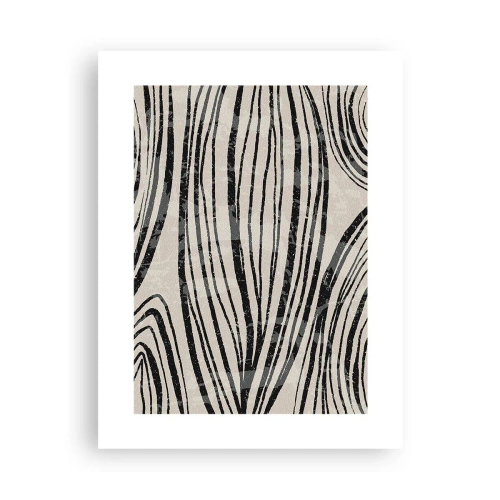 Plakát - Močál s liniemi - 30x40 cm