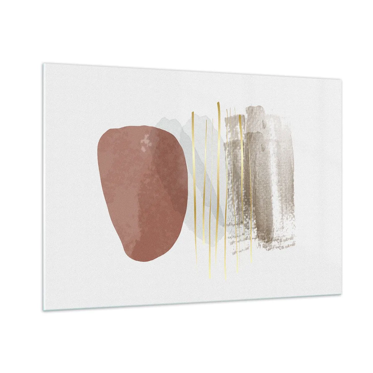 Obraz na skle - Abstraktní kolonáda - 100x70 cm