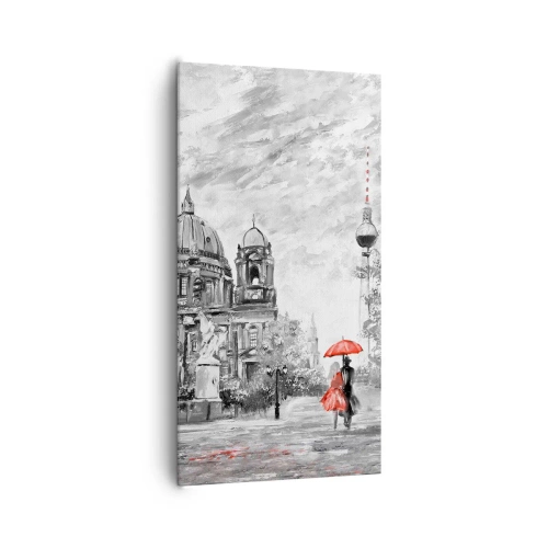 Obraz na plátně - Berlínské setkání - 65x120 cm