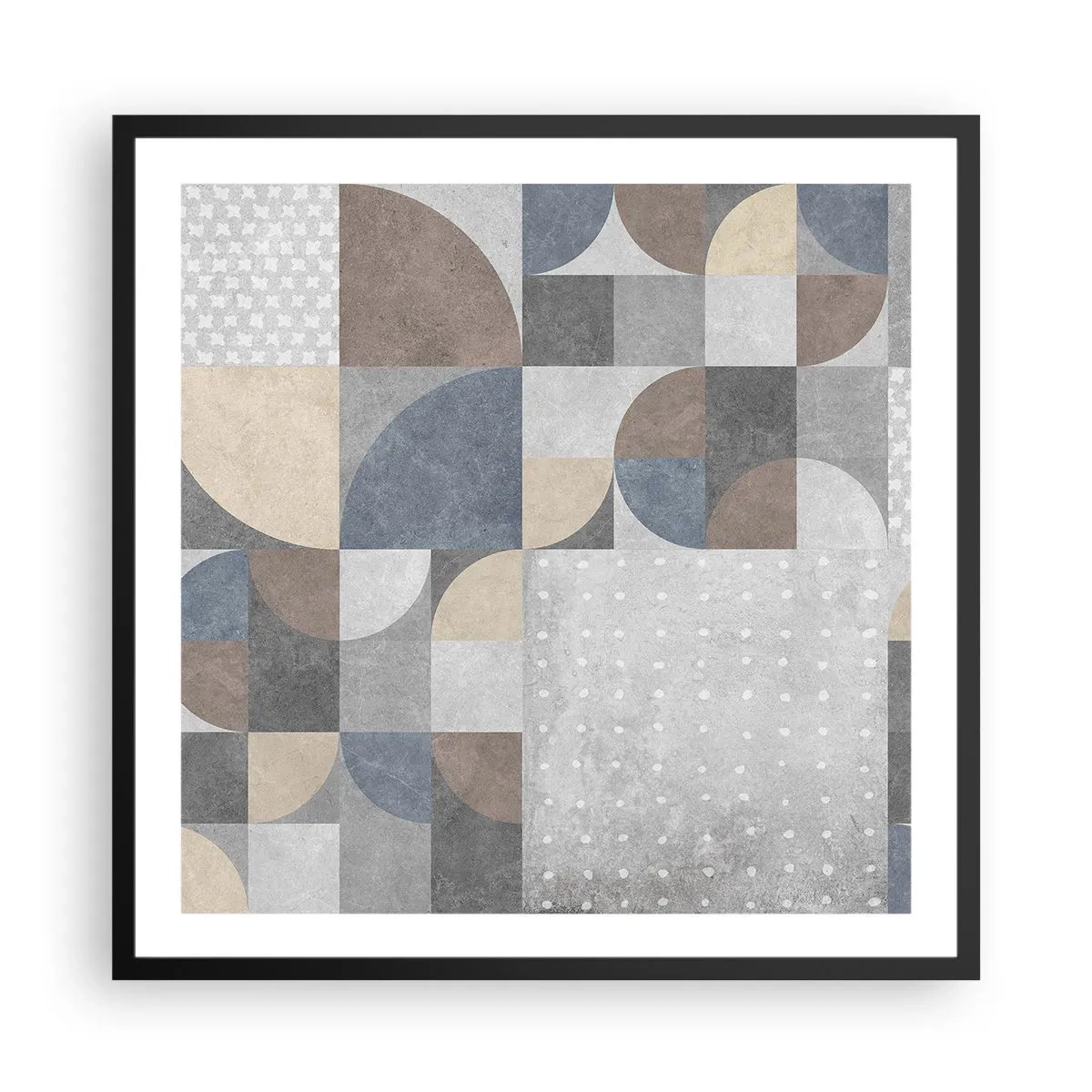 Plakát v černém rámu - Keramická fantazie - 60x60 cm