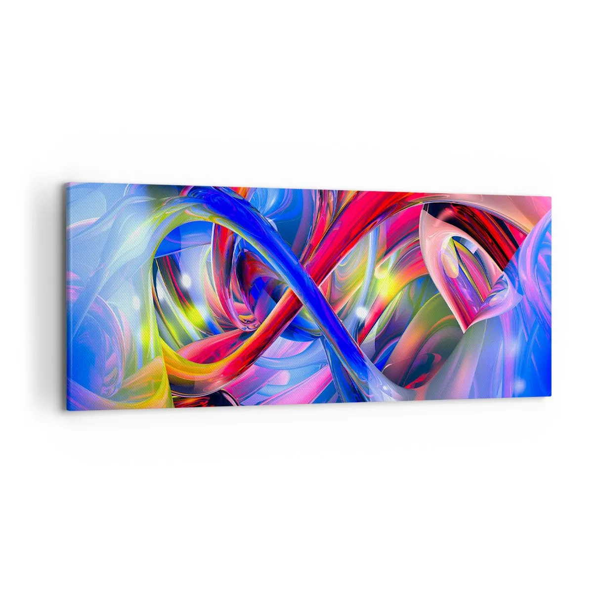 Obraz na plátně - Tanec barev - 120x50 cm