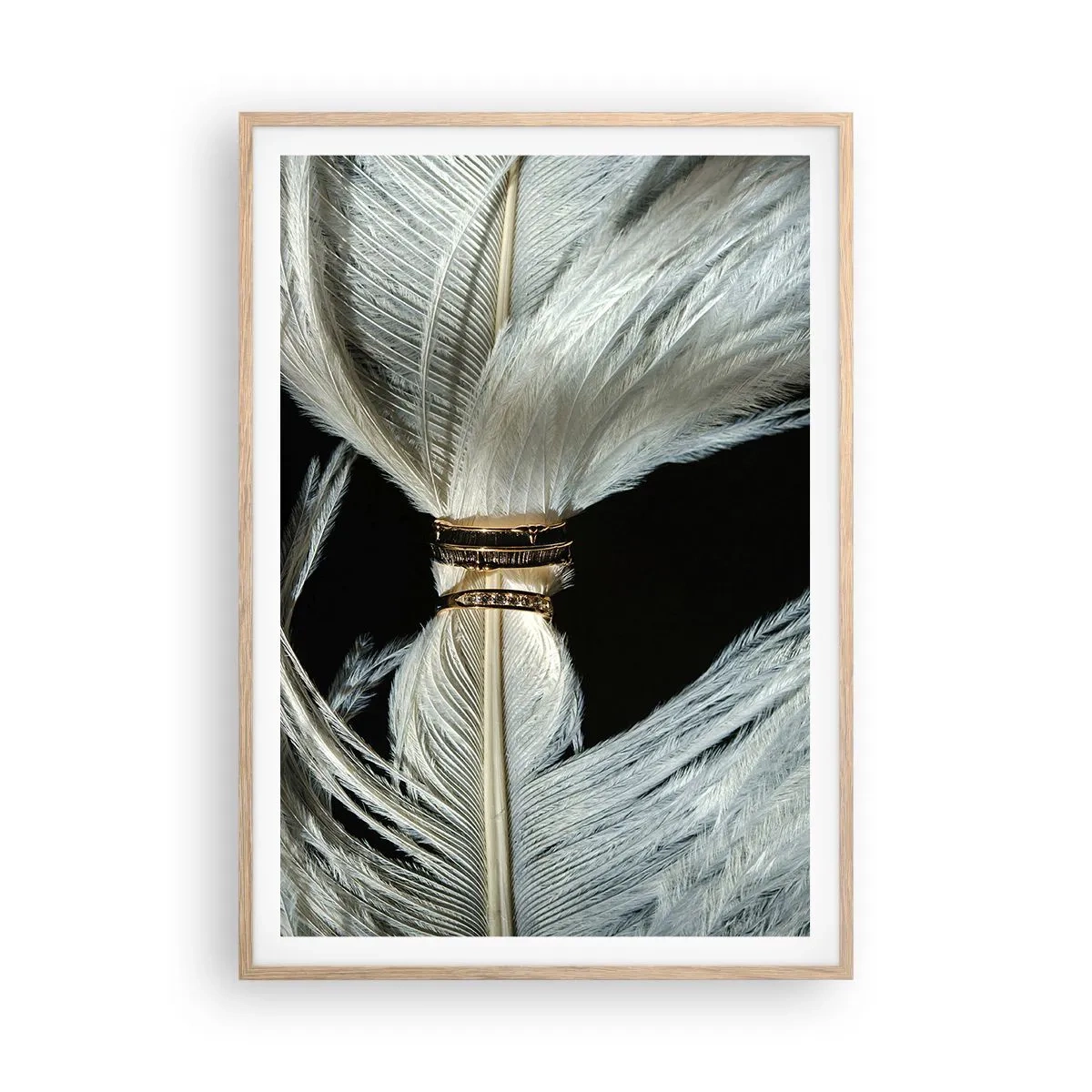 Plakát v rámu světlý dub - …a neopustím tě…. - 70x100 cm