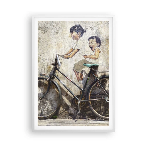 Plakát v bílém rámu - Pravda nebo klam? - 70x100 cm