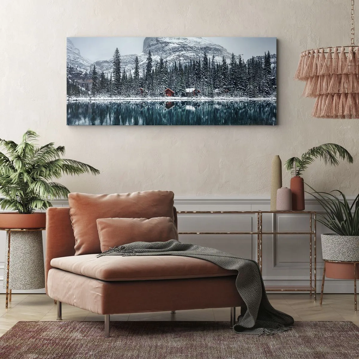 Obraz na plátně - Kanadské útočiště - 90x30 cm