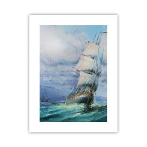 Plakát - Šťastnou cestu - 30x40 cm