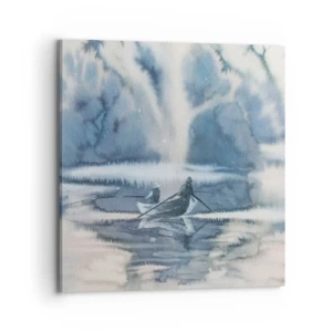 Obraz na plátně - Rybáři ve svém ráji - 70x70 cm