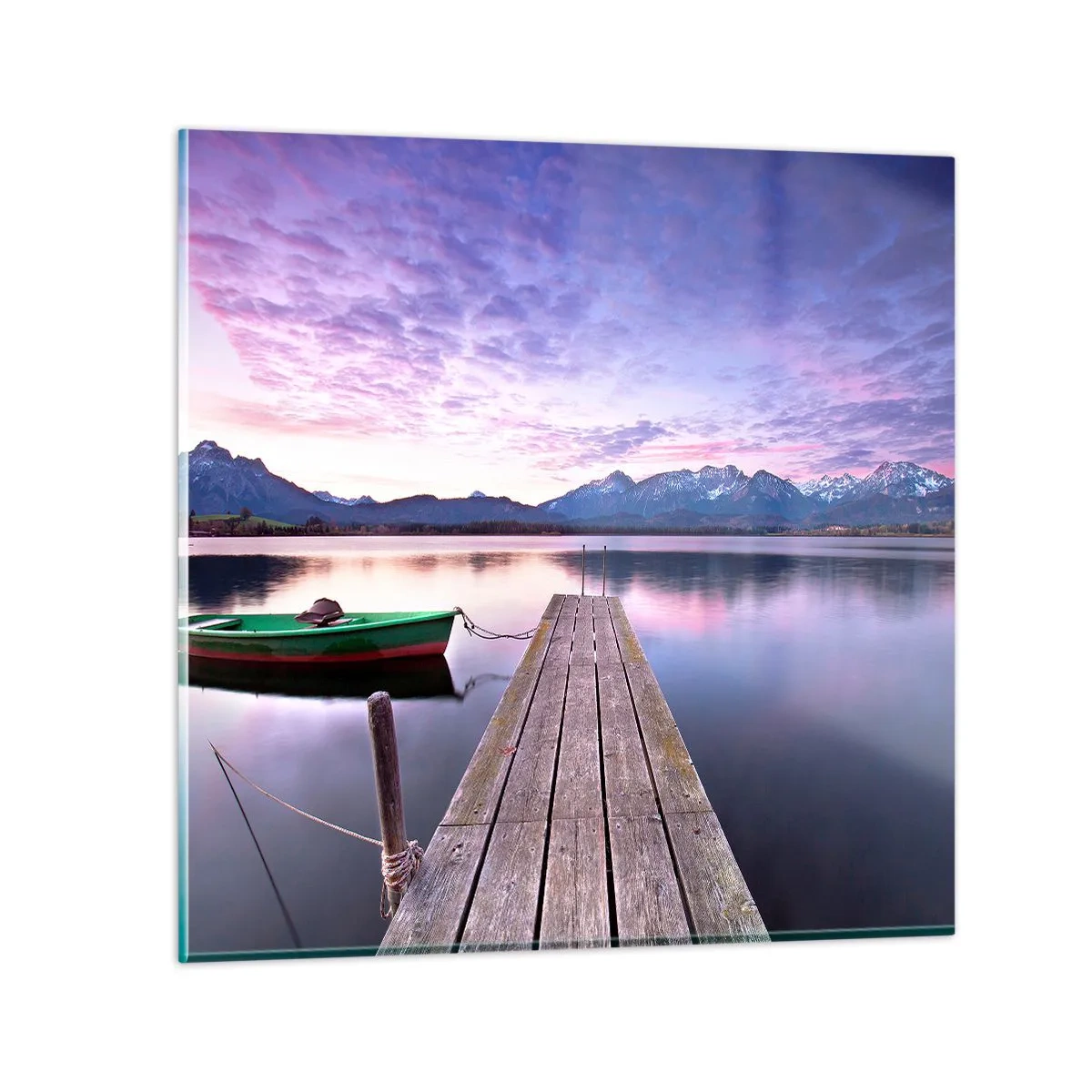 Obraz na skle - Přátelské ticho - 60x60 cm