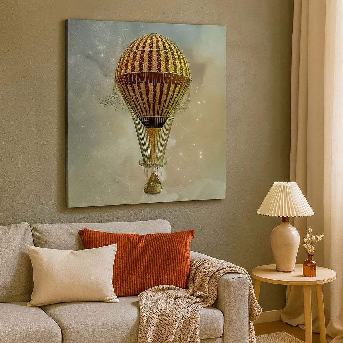 Obraz na plátně - Průkopnické lety - 30x30 cm