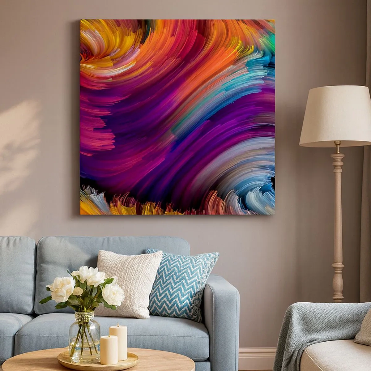 Obraz na plátně - Začátek nového světa - 30x30 cm