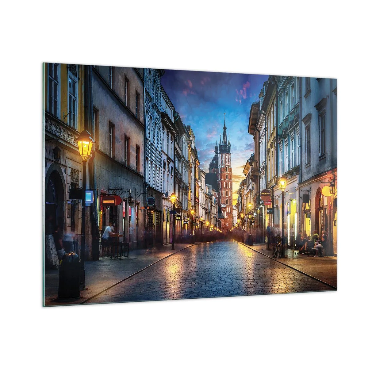 Obraz na skle - Krakovský půvab - 100x70 cm