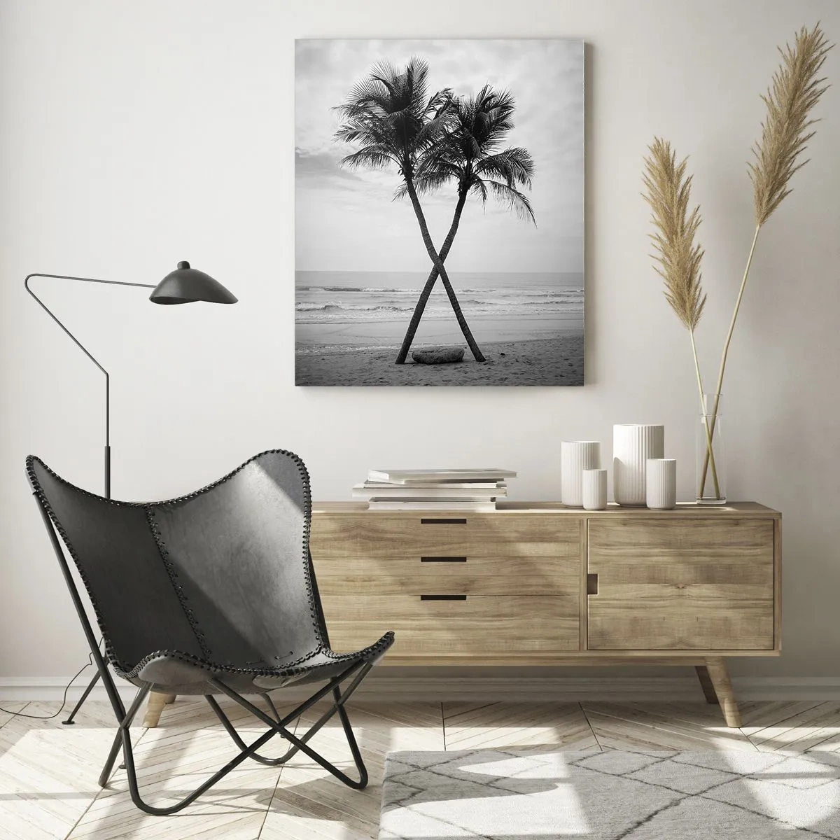 Obraz na skle - Něžná přítomnost - 50x70 cm