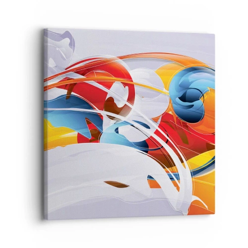 Obraz na plátně - Tanec živlů - 30x30 cm