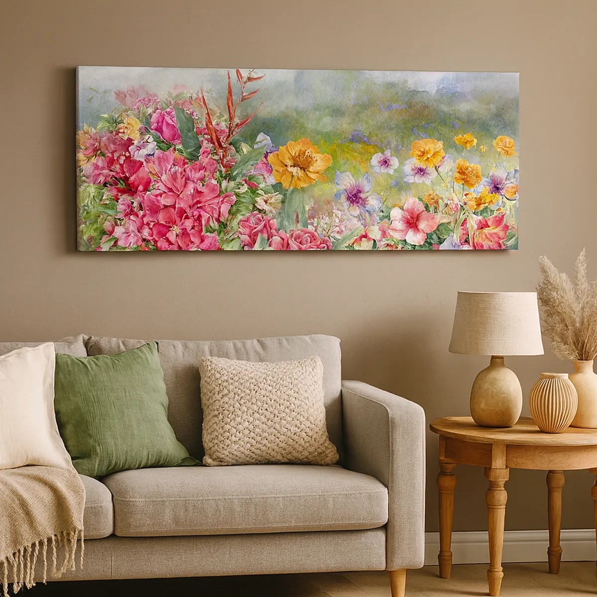 Obraz na plátně - Zahrada, která se zbláznila - 30x30 cm