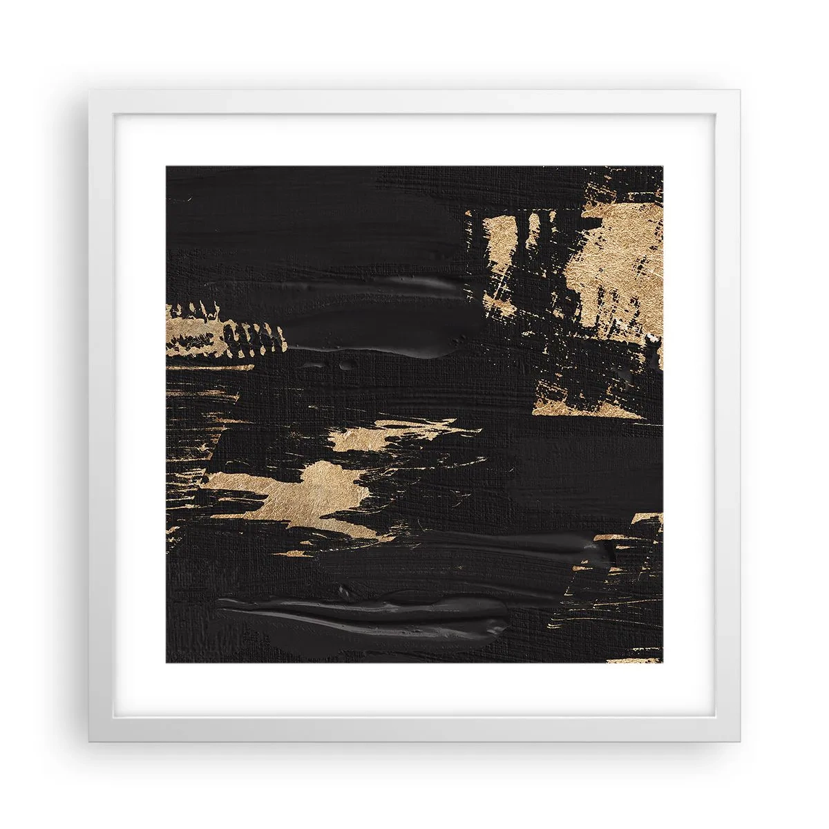 Plakát v bílém rámu - Stopa doteku - 40x40 cm