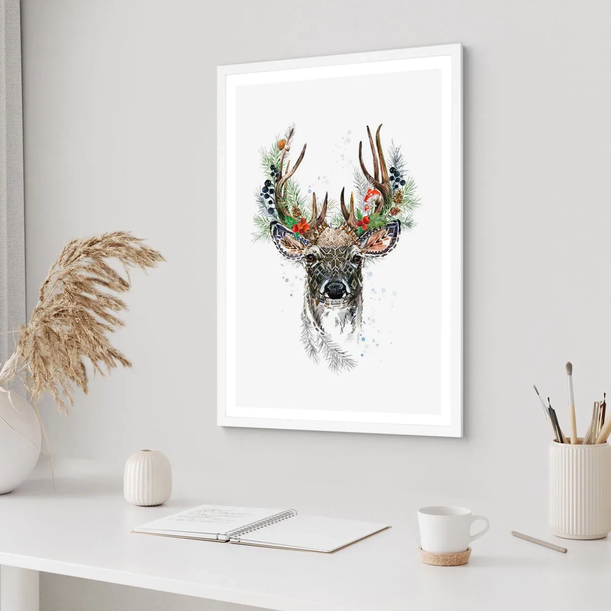 Plakát v bílém rámu - Ve slavnostním rouchu - 40x50 cm