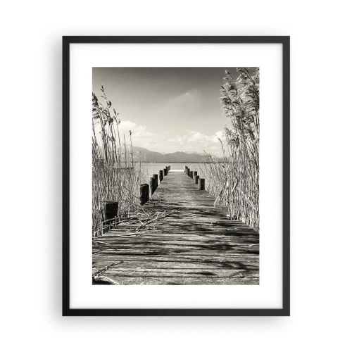 Plakát v černém rámu - V ústraní travin - 40x50 cm