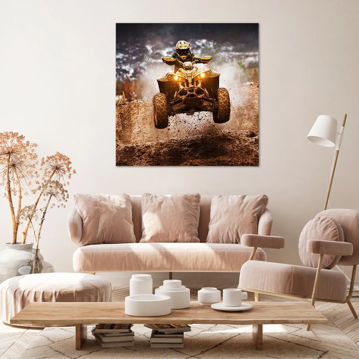 Obraz na plátně - No risk no fun - 70x70 cm