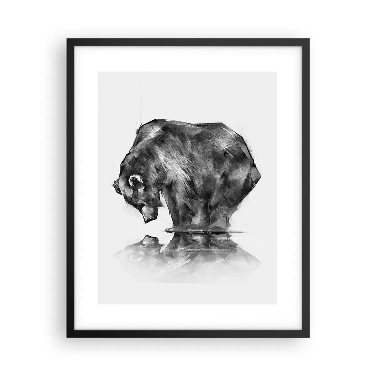 Plakát v černém rámu - Je příjemné se sekat s někým blízkým - 40x50 cm