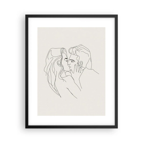 Plakát v černém rámu - Zamotaní citem - 40x50 cm