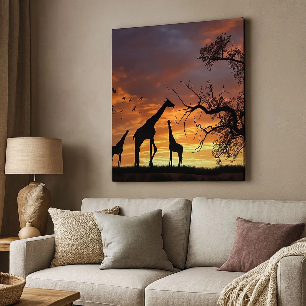 Obraz na plátně - Malá večeře v kruhu nejbližších - 30x30 cm