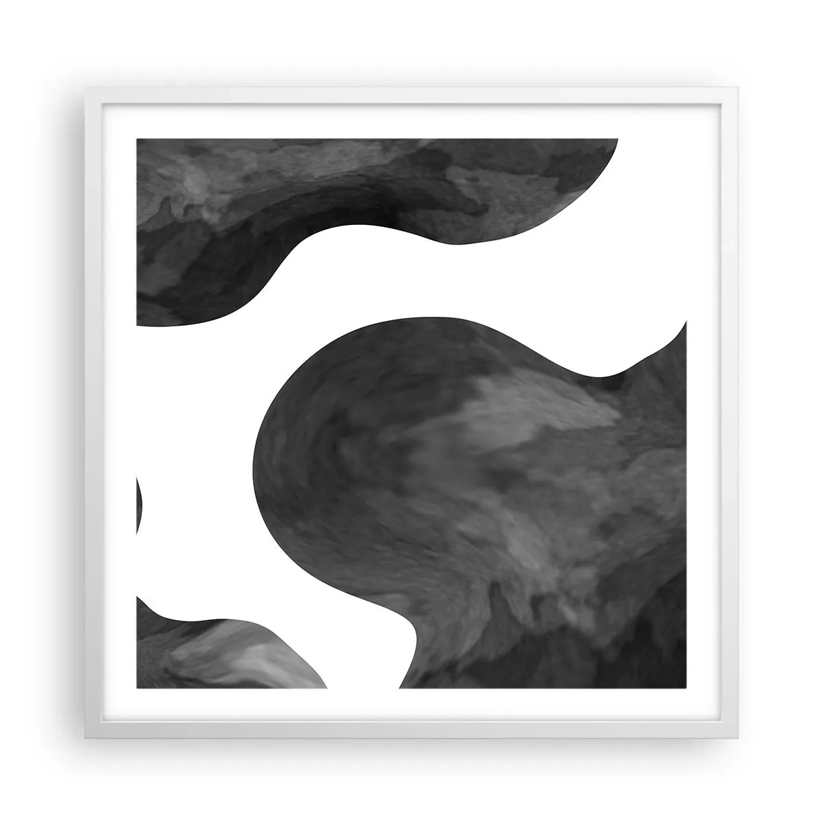 Plakát v bílém rámu - Mléčná dráha - 60x60 cm