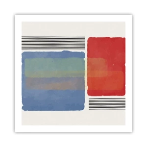 Plakát - Duch a písmeno geometrie - 60x60 cm