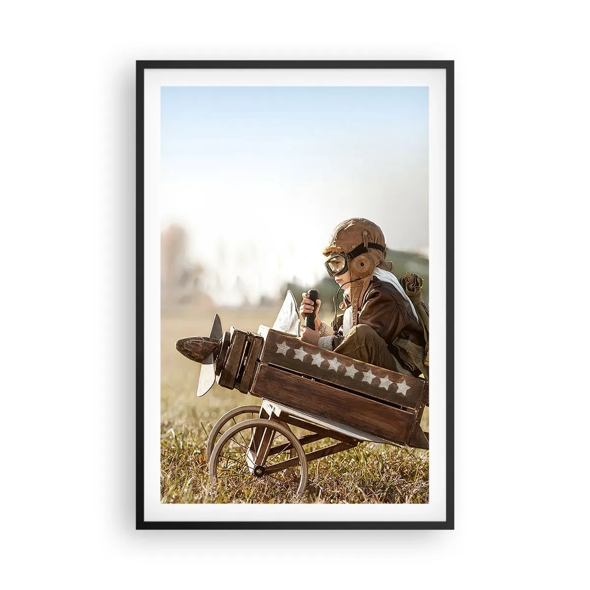 Plakát v černém rámu - Start do snů - 61x91 cm