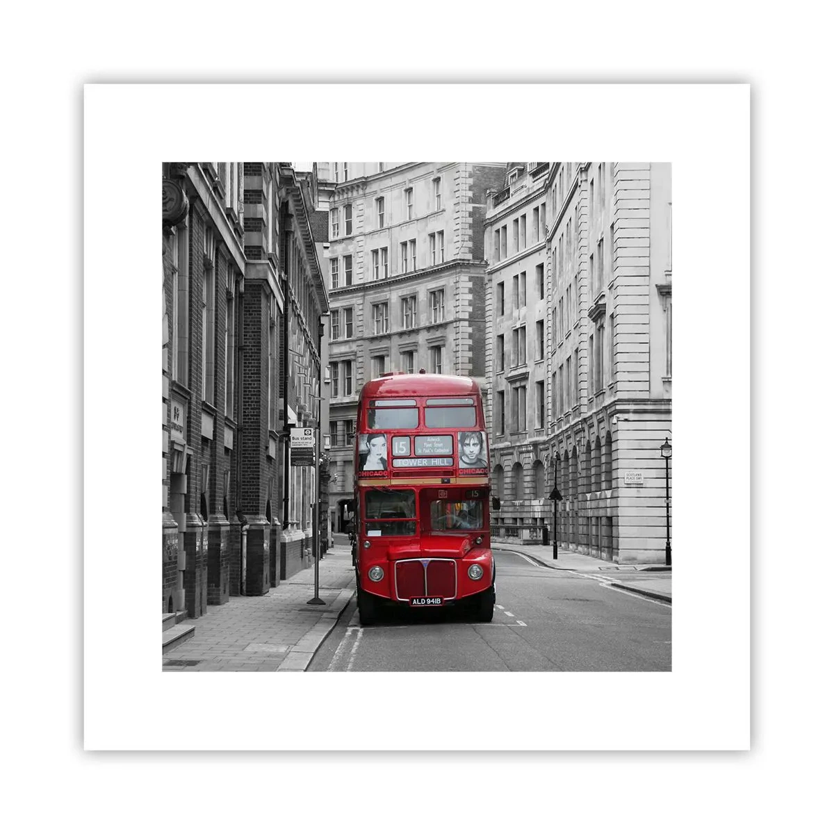 Plakát - Všednost nemusí být šedá - 30x30 cm