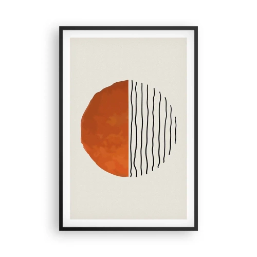 Plakát v černém rámu - V japonské atmosféře - 61x91 cm