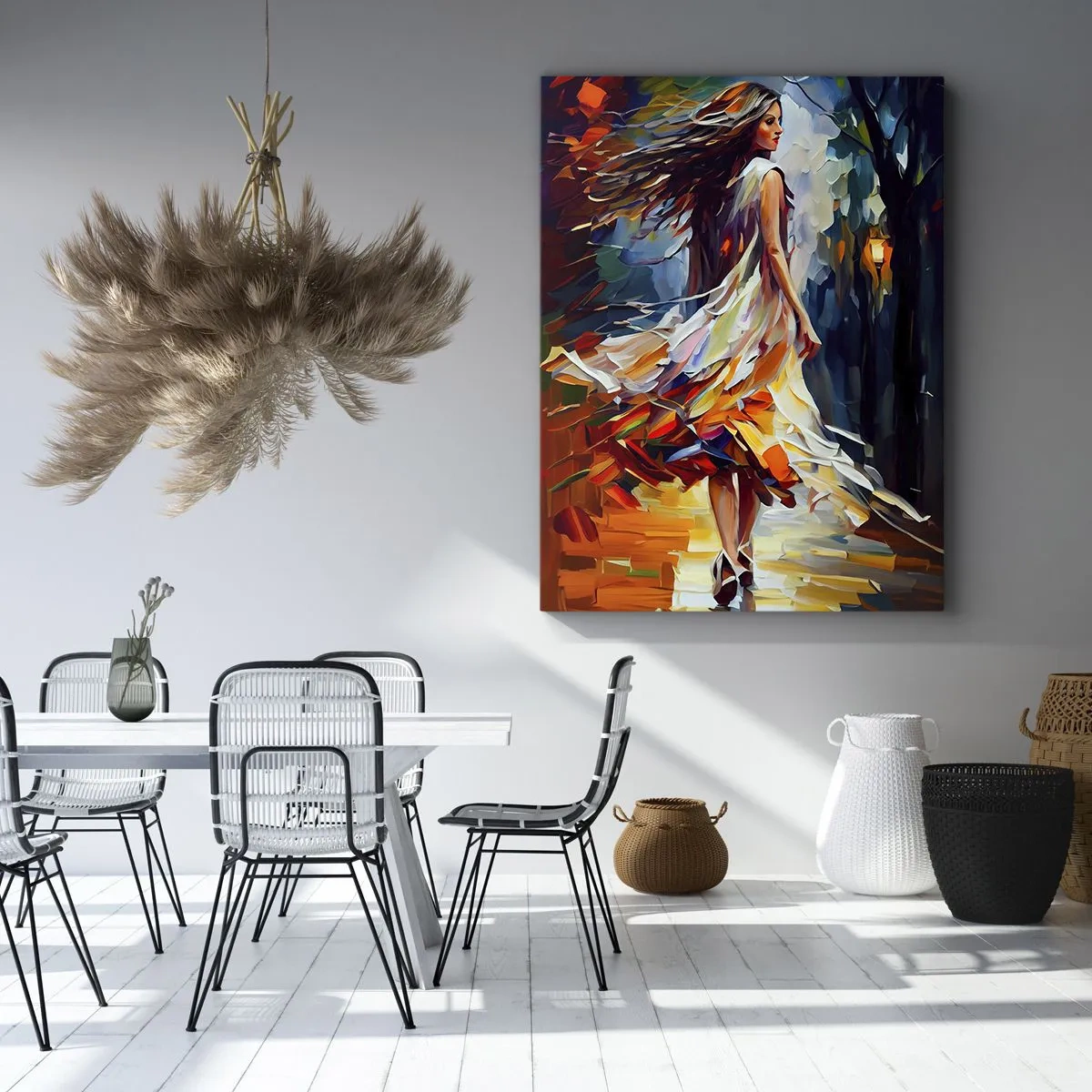 Obraz na plátně - Podzimní dívka - 50x70 cm