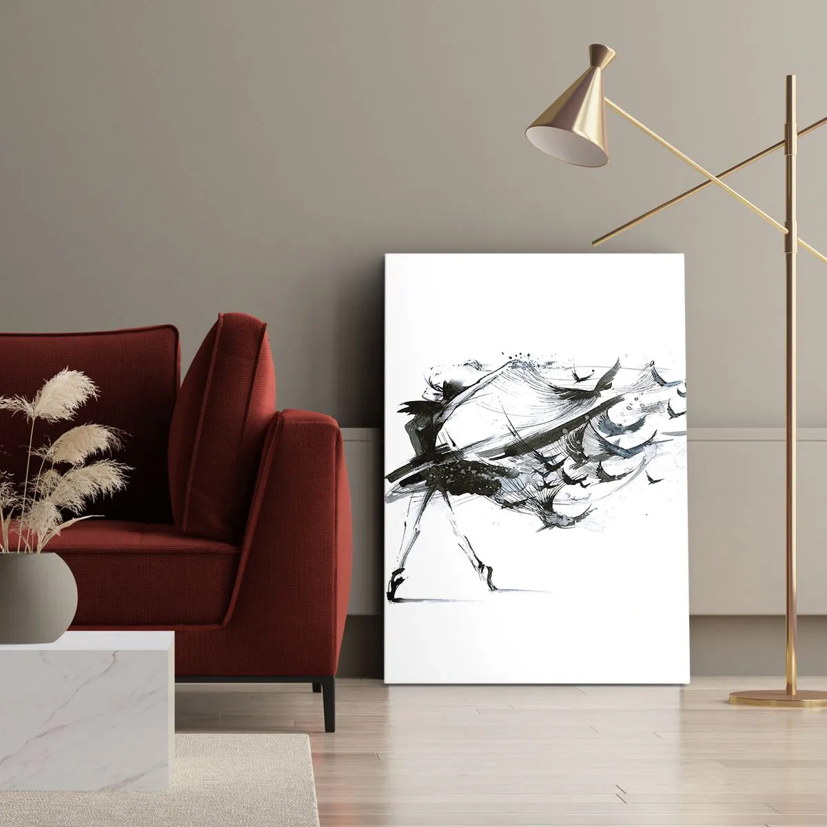 Obraz na plátně - Magie hudby uvolňuje od kouzla - 45x80 cm