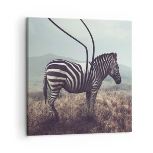 Obraz na plátně - Pozor! Porucha - 60x60 cm