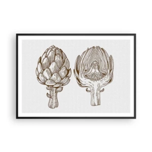 Plakát v černém rámu - Hodiny anatomie - 100x70 cm