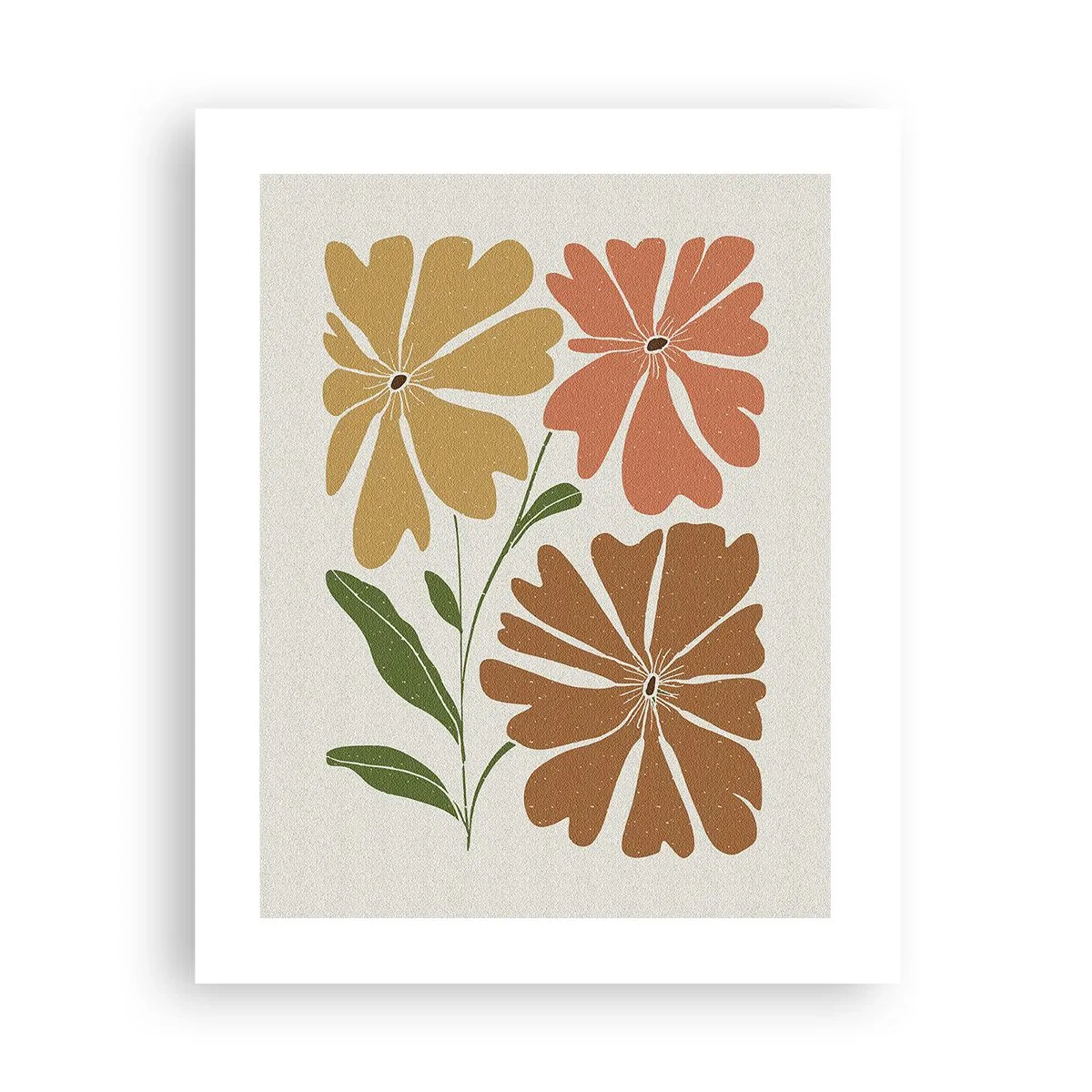 Plakát - Příroda a geometrie - 40x50 cm