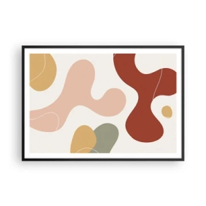 Plakát v černém rámu - Klikyháky - 100x70 cm