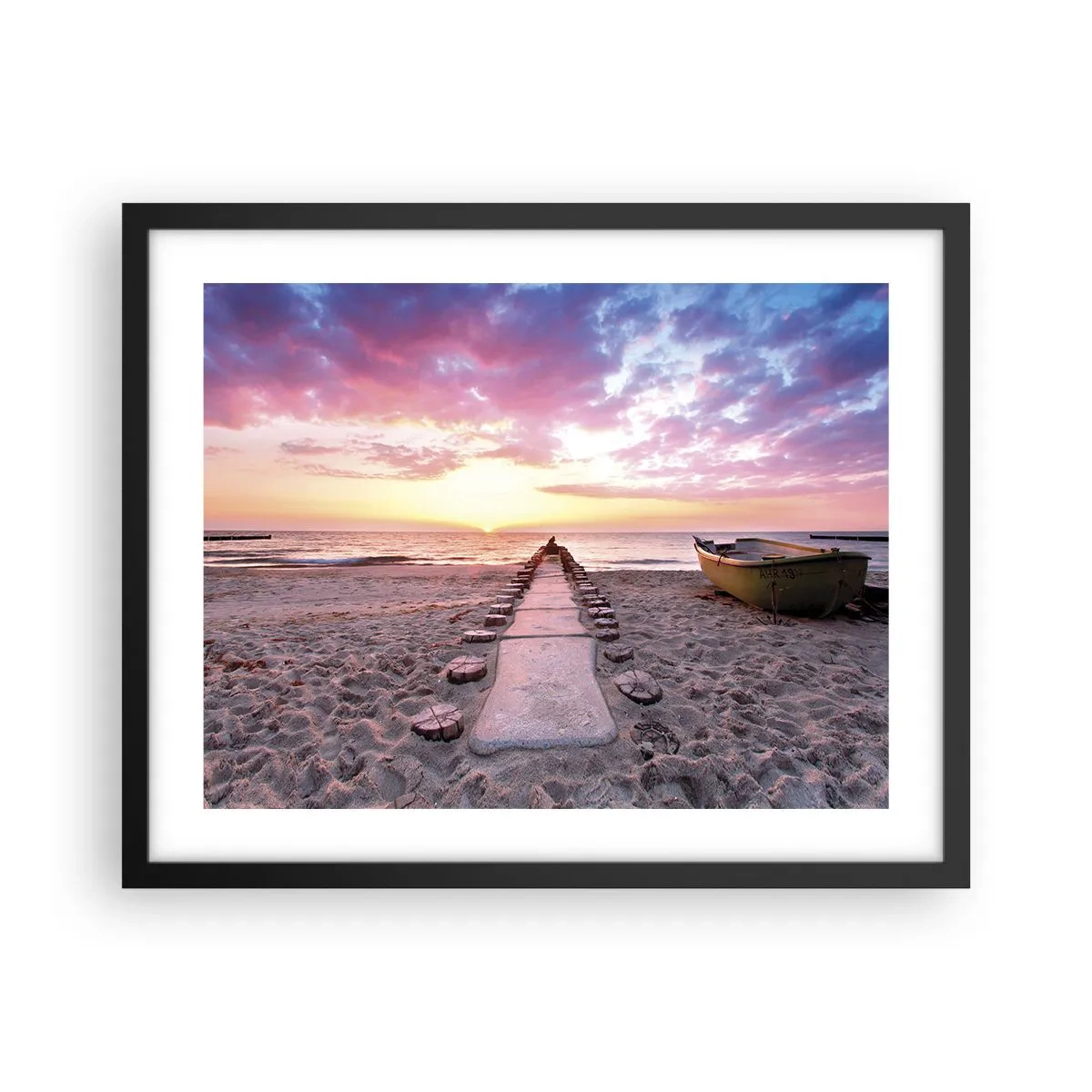 Plakát v černém rámu - Okamžik hlubokého prožitku - 50x40 cm