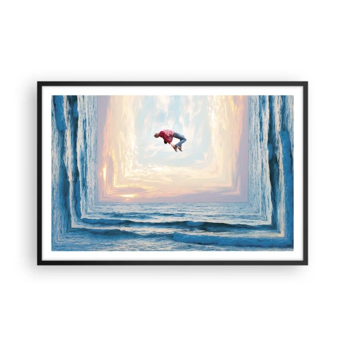 Plakát v černém rámu - Do jiné dimenze - 91x61 cm