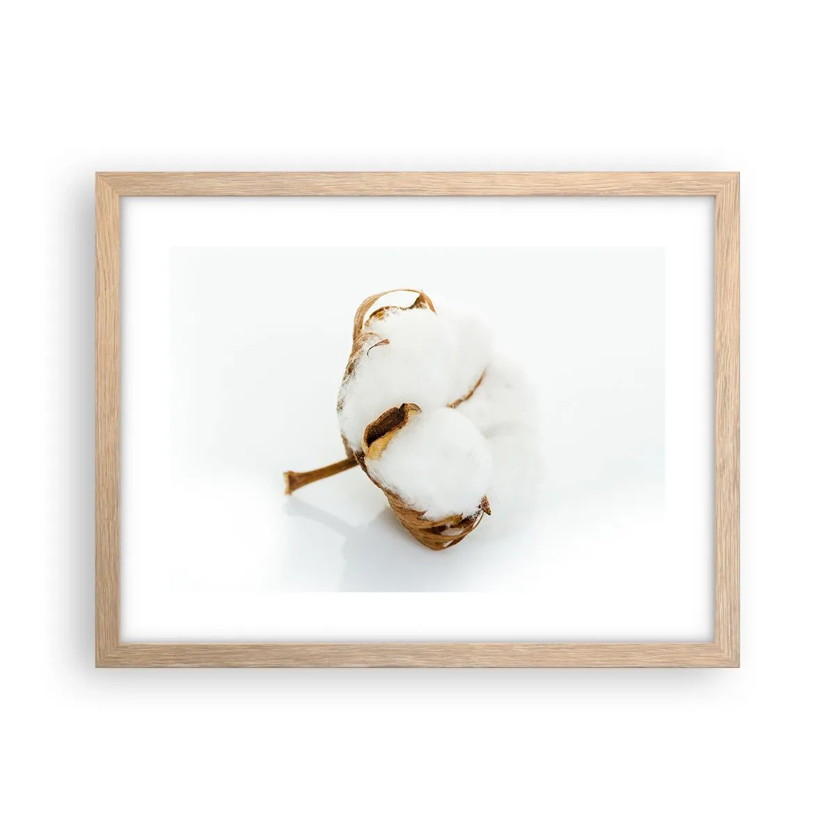 Plakát v rámu světlý dub - Měkká od přírody - 40x30 cm