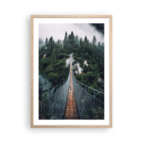 Plakát v rámu světlý dub - Pouze pro orly - 50x70 cm