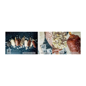 Vzor Fototapety Premium Canvas - Chuť horkého léta - Zmrzlina, Gastronomie, Jídlo - 100x30 cm
