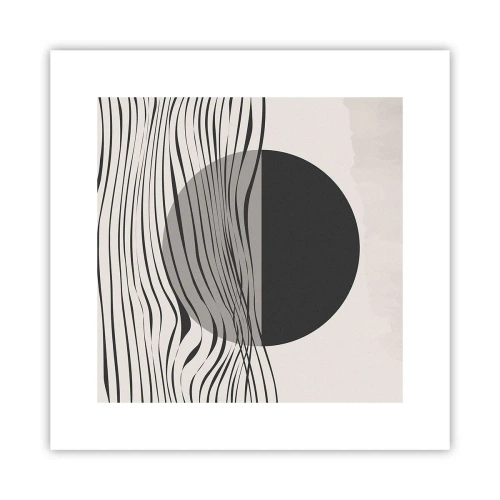 Plakát - Poloviční kompozice - 30x30 cm