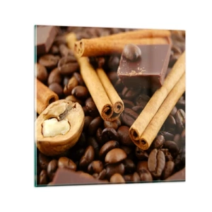 Obraz na skle - Koncert vůní - 30x30 cm