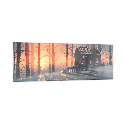 Obraz na skle - Dívá se tu jenom slunce - 90x30 cm