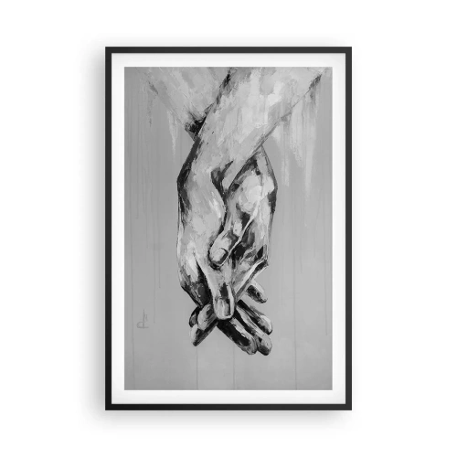 Plakát v černém rámu - Začátek… - 61x91 cm