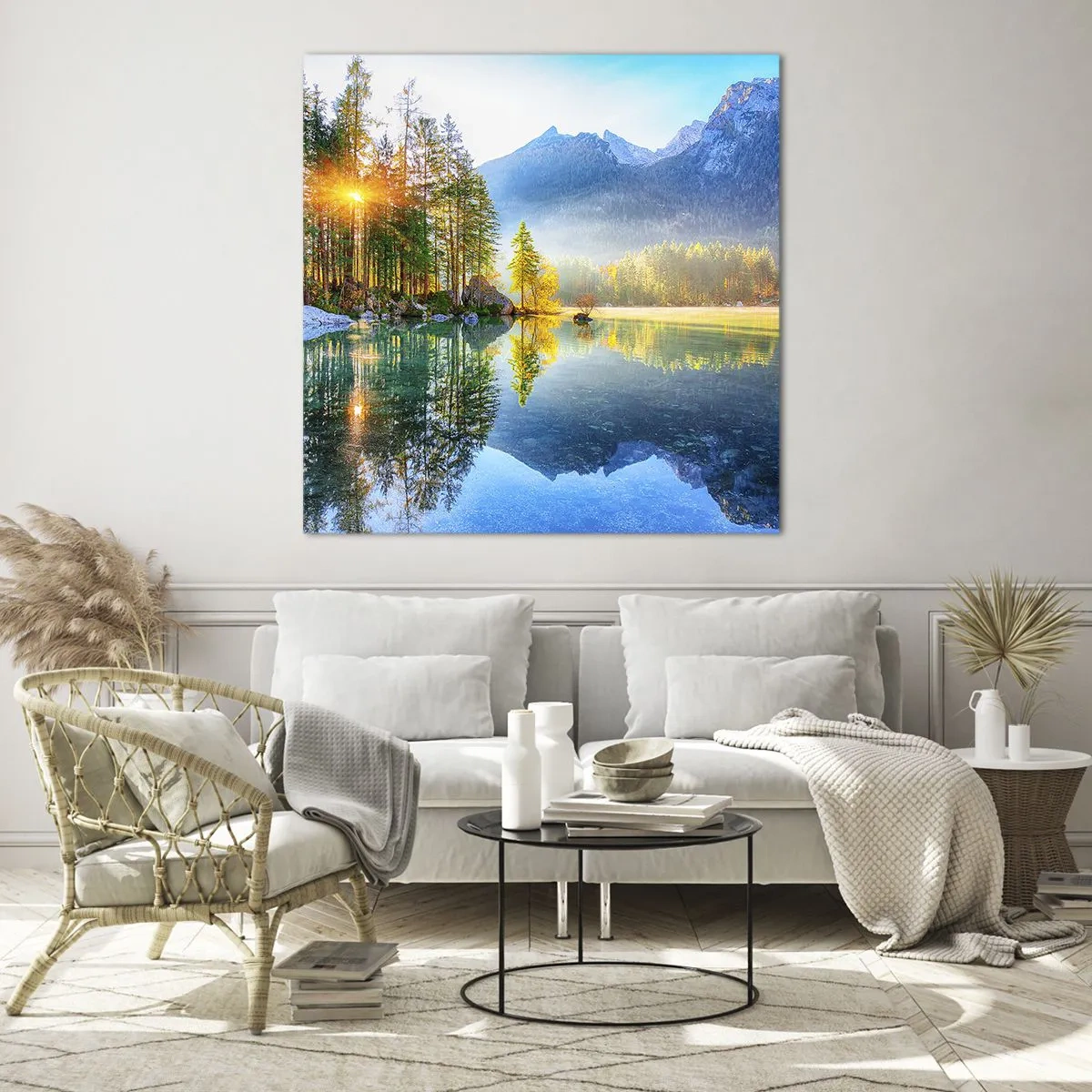 Obraz na skle - Majestát a sladkost - 40x40 cm