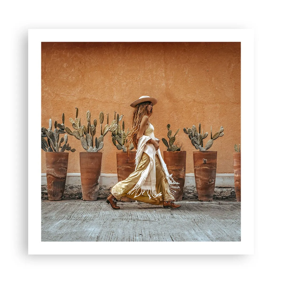 Plakát - V hippie stylu - 60x60 cm