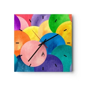 Nástěnné hodiny - Původní plnost života - 40x40 cm